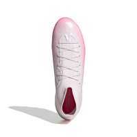 adidas F50 Sparkfusion Pro Gras / Kunstgras Voetbalschoenen (MG) Dames Roze Wit