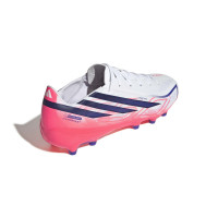 adidas F50 Hyperfast League Kunstgras Voetbalschoenen (AG) Wit Paars Roze