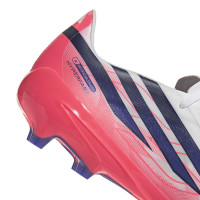 adidas F50 Hyperfast League Kunstgras Voetbalschoenen (AG) Wit Paars Roze