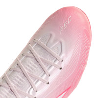 adidas F50 Sparkfusion Elite Mid Gras (FG) Women's Pink White Football Boots