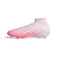 adidas F50 Sparkfusion Elite Mid Gras (FG) Women's Pink White Football Boots