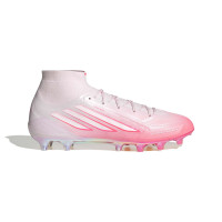 adidas F50 Sparkfusion Elite Mid Gras (FG) Women's Pink White Football Boots