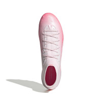 adidas F50 Sparkfusion Elite Mid Gras (FG) Women's Pink White Football Boots