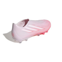 adidas F50 Sparkfusion League Laceless Grass/Artificial Grass Football Boots (MG) Women's Pink White