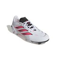 adidas Predator League Gras Voetbalschoenen (FG) Wit Zwart Roze