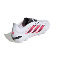 adidas Predator League Gras Voetbalschoenen (FG) Wit Zwart Roze