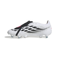 adidas Predator League FT IJzeren-Nop Voetbalschoenen (SG) Wit Zwart Roze