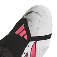adidas Predator League FT IJzeren-Nop Voetbalschoenen (SG) Wit Zwart Roze