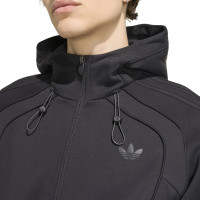 adidas Spacer Trainingspak Zwart Donkergrijs