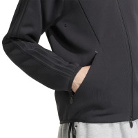 adidas Spacer Trainingsjack Hooded Zwart