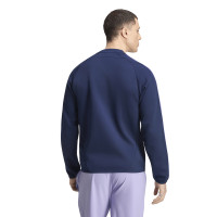 adidas Spacer Crew Trainingspak Donkerblauw Paars Wit