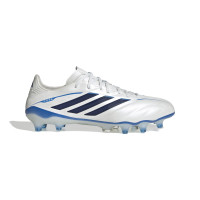 adidas Copa Pure IV Elite Gras Voetbalschoenen (FG) Wit Blauw Donkerblauw