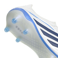 adidas Copa Pure IV Elite Gras Voetbalschoenen (FG) Wit Blauw Donkerblauw