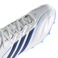 adidas Copa Pure IV Elite Gras Voetbalschoenen (FG) Kids Wit Blauw Donkerblauw