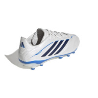 adidas Copa Pure IV Elite Gras Voetbalschoenen (FG) Kids Wit Blauw Donkerblauw