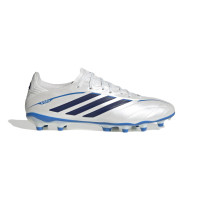 adidas Copa Pure IV League Gras Voetbalschoenen (FG) Wit Blauw Donkerblauw