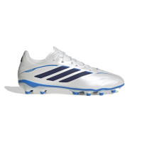 adidas Copa Pure IV League Gras Football Boots (FG) Kids White Blue Dark Blue