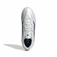 adidas Copa Pure IV League Gras Football Boots (FG) Kids White Blue Dark Blue