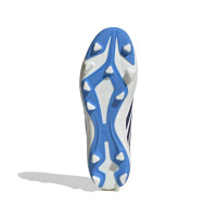 adidas Copa Pure IV Club Gras / Kunstgras Voetbalschoenen (MG) Wit Blauw Donkerblauw