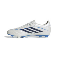 adidas Copa Pure IV Club Gras / Kunstgras Voetbalschoenen (MG) Wit Blauw Donkerblauw
