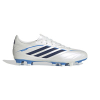 adidas Copa Pure IV Club Gras / Kunstgras Voetbalschoenen (MG) Wit Blauw Donkerblauw
