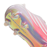 adidas F50 Sparkfusion Elite Grass/Artificial Grass Football Boots (MG) Women's Pink White