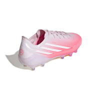 adidas F50 Sparkfusion Elite Grass/Artificial Grass Football Boots (MG) Women's Pink White