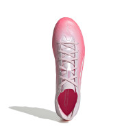 adidas F50 Sparkfusion Elite Grass/Artificial Grass Football Boots (MG) Women's Pink White