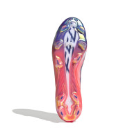 adidas F50 Hyperfast Elite Grass (FG) Football Boots (FG) White Purple Pink
