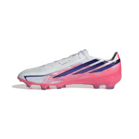 adidas F50 Hyperfast Pro Gras Voetbalschoenen (FG) Wit Paars Roze