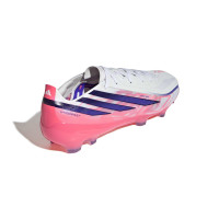 adidas F50 Hyperfast Pro Gras Voetbalschoenen (FG) Wit Paars Roze