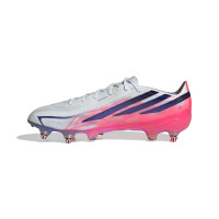 adidas F50 Hyperfast Elite IJzeren-Nop Voetbalschoenen (SG) Wit Paars Roze
