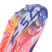 adidas F50 Hyperfast Elite Kunstgras Voetbalschoenen (AG) Wit Paars Roze