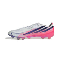 adidas F50 Hyperfast Elite Kunstgras Voetbalschoenen (AG) Wit Paars Roze