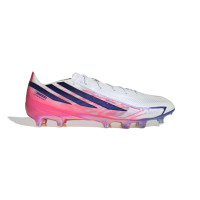 adidas F50 Hyperfast Elite Kunstgras Voetbalschoenen (AG) Wit Paars Roze