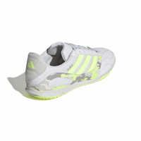adidas Super Sala III Indoor Football Boots (IN) Light Grey Light Green Lime