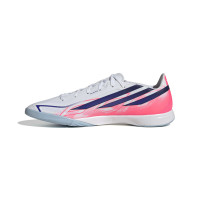 adidas F50 Hyperfast League Zaalvoetbalschoenen (IN) Wit Paars Roze