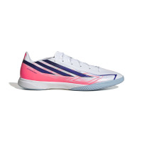 adidas F50 Hyperfast League Zaalvoetbalschoenen (IN) Wit Paars Roze