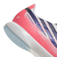 adidas F50 Hyperfast League Zaalvoetbalschoenen (IN) Kids Wit Paars Roze