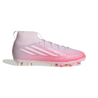 adidas F50 Sparkfusion League Grass/Artificial Grass Football Boots (MG) Kids Pink White