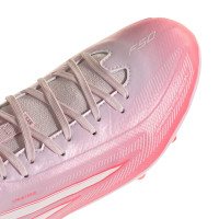 adidas F50 Sparkfusion League Grass/Artificial Grass Football Boots (MG) Kids Pink White