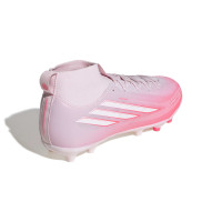 adidas F50 Sparkfusion League Grass/Artificial Grass Football Boots (MG) Kids Pink White