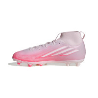 adidas F50 Sparkfusion League Grass/Artificial Grass Football Boots (MG) Kids Pink White