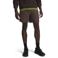 Under Armour Vanish Woven Seamless Trainingsset Donkerbruin Zwart