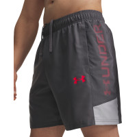 Under Armour Tech Utility Trainingsset Lichtgrijs Donkergrijs Rood