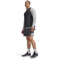 Under Armour Tech Utility Trainingsbroekje Donkergrijs Lichtgrijs Rood