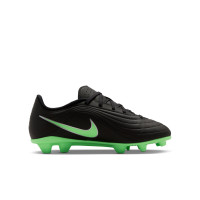 Nike Tiempo Maestro Club Grass/Artificial Grass Football Boots (MG) Kids Black Bright Green Silver Grey