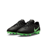 Nike Tiempo Maestro Club Grass/Artificial Grass Football Boots (MG) Kids Black Bright Green Silver Grey