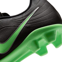 Nike Tiempo Maestro Club Grass/Artificial Grass Football Boots (MG) Kids Black Bright Green Silver Grey