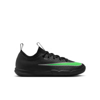 Nike Mercurial Vapor 17 Academy Zaalvoetbalschoenen (IN) Kids Zwart Felgroen Zilvergrijs